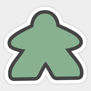 Green Meeple Sticker